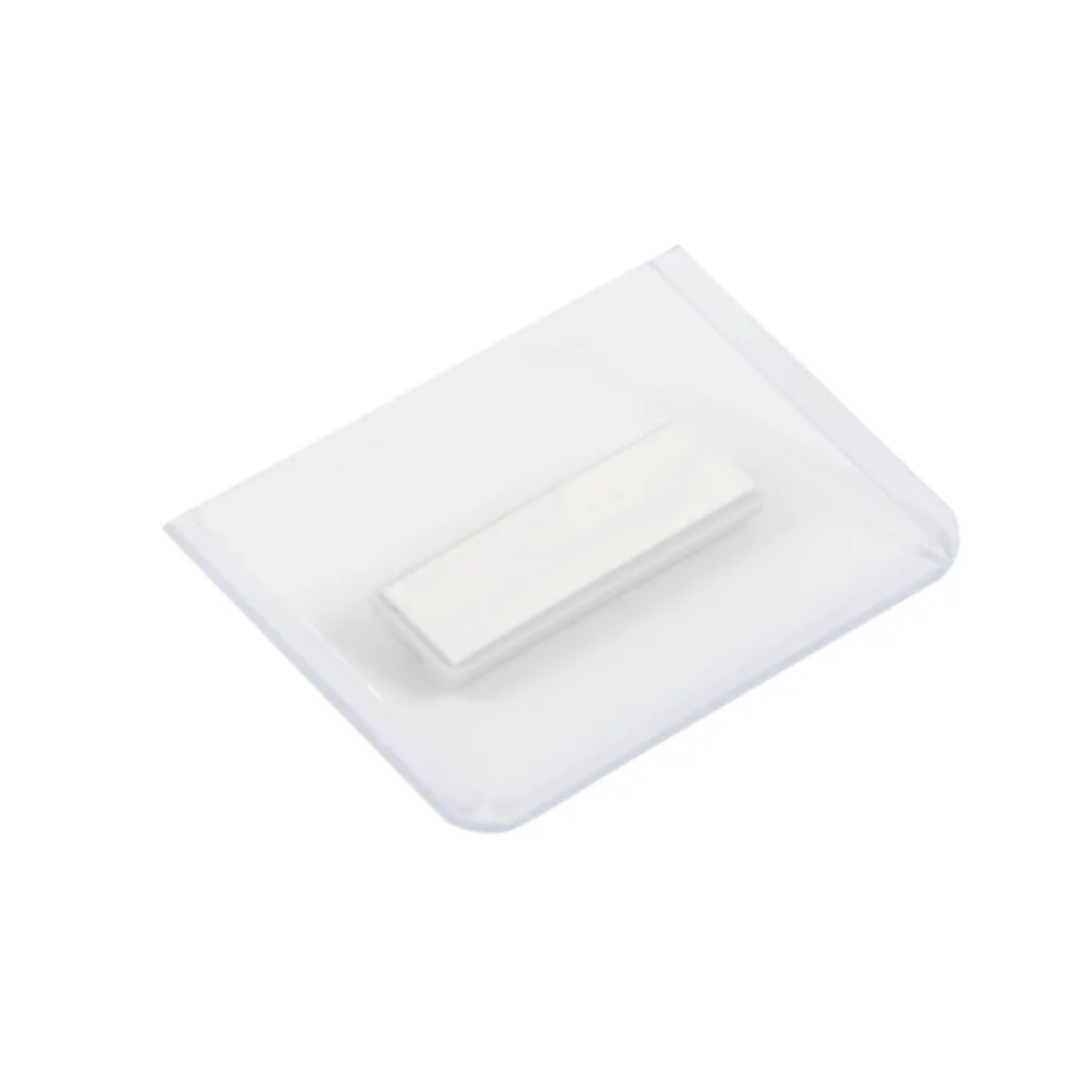 Clear Hard Pvc Sleeve Name Tag Badges with Maget Backing | Дом и сад
