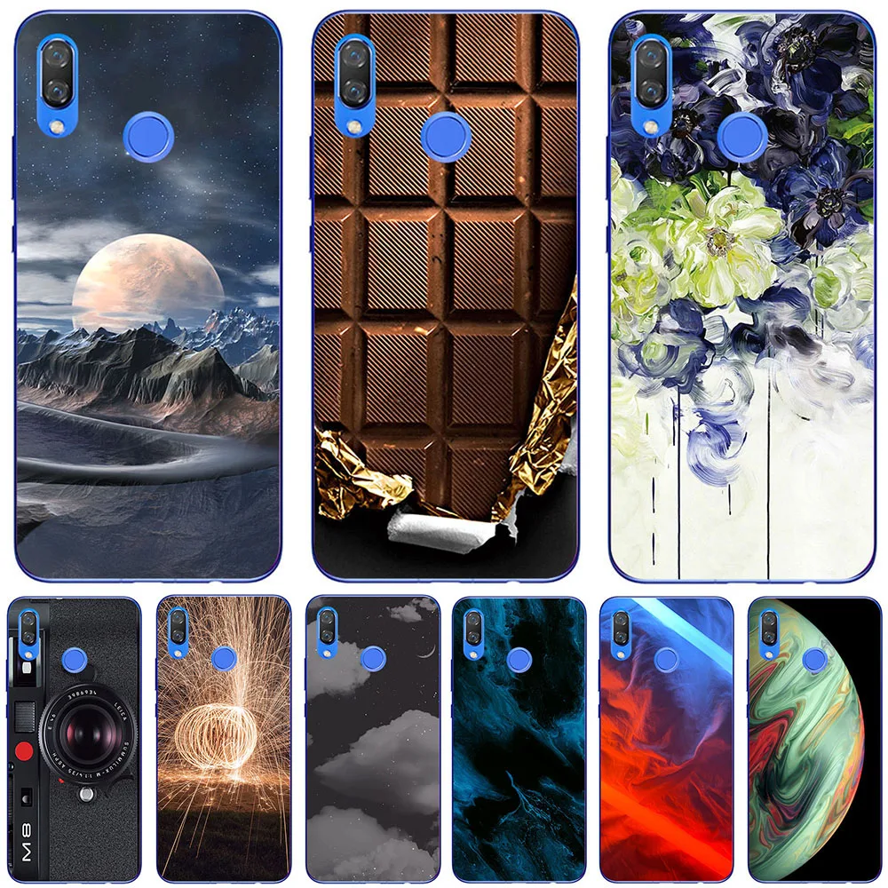 

Phone Bags & Cases For Huawei Nova 3 3E 3i Nova 4 4E Case Cover fashion marble Inkjet Painted Shell Bag