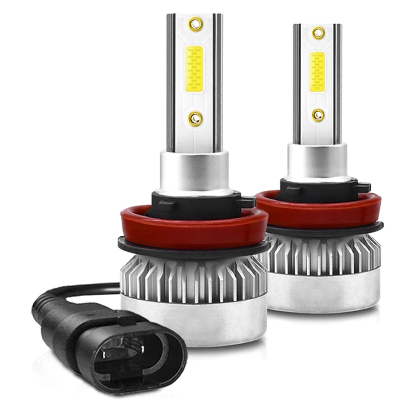 1Pair H1/H7 /H8/H9/H11 COB LED Headlight Bulbs 110W 20000LM High Low Beam White Lights | Автомобили и мотоциклы