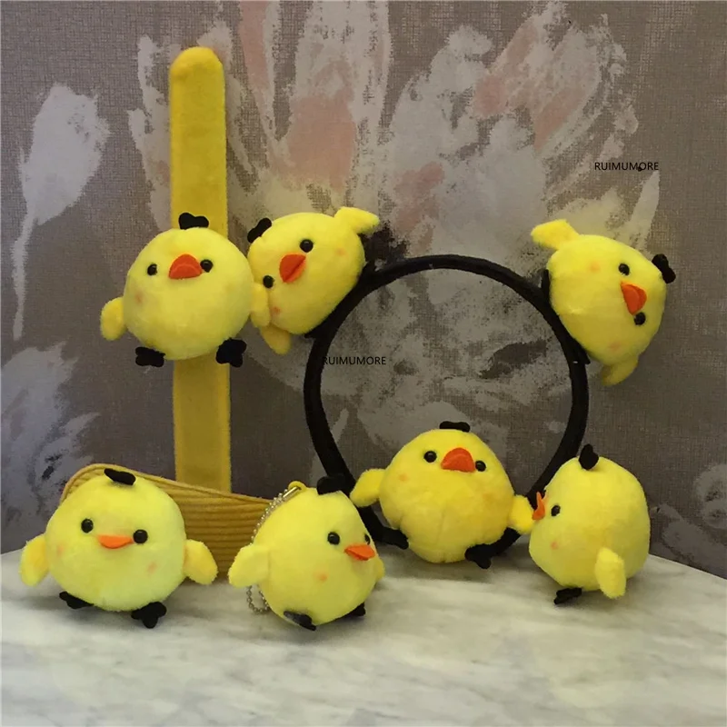 2 цвета игрушечный плюшевый цыпленок кулон маленькая курица мягкая игрушка для
