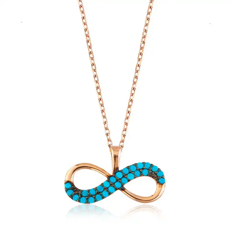 

Серебряное женское ожерелье Silverlina Infinity
