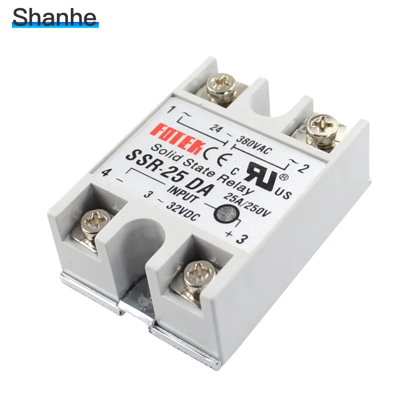SSR 25DA SS 25DD производитель 25A ssr твердотельные реле 25AA вход 80 250VAC выход 24 380VAC|solid state