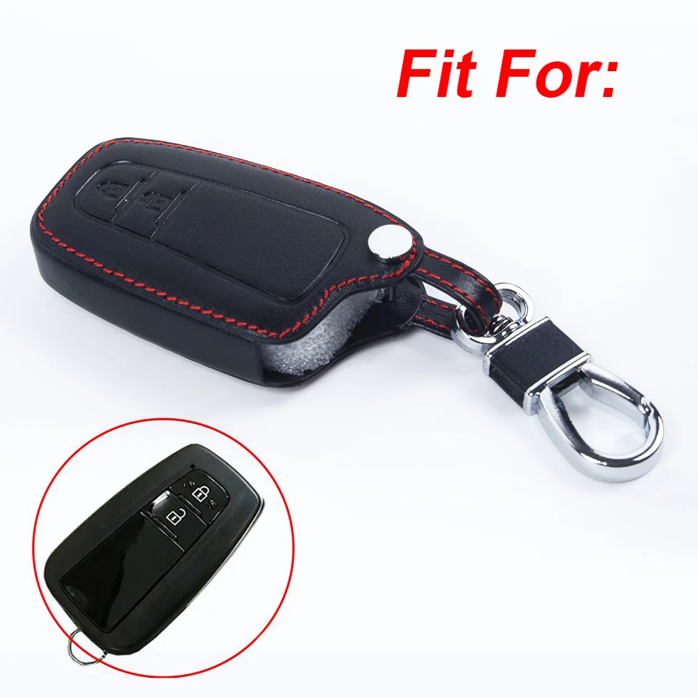 

1 Car Key Cover 2-Buttons Remote Key Bag Holder Cover Case For Toyota CHR C-HR 2017 Prius Car Accessories