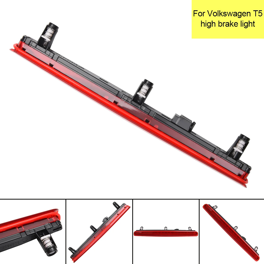 

Car LED 3rd Third Brake Light Tail Stop Lamp Red 12V For VW Transporter T5 2003-2015 7E0945097A