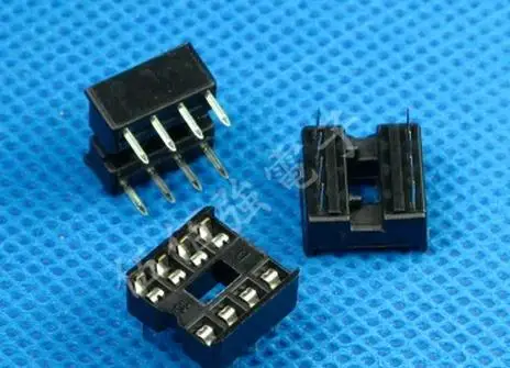 

Free shiping 120PCS 8pin DIP IC sockets Adaptor Solder Type 8 pin