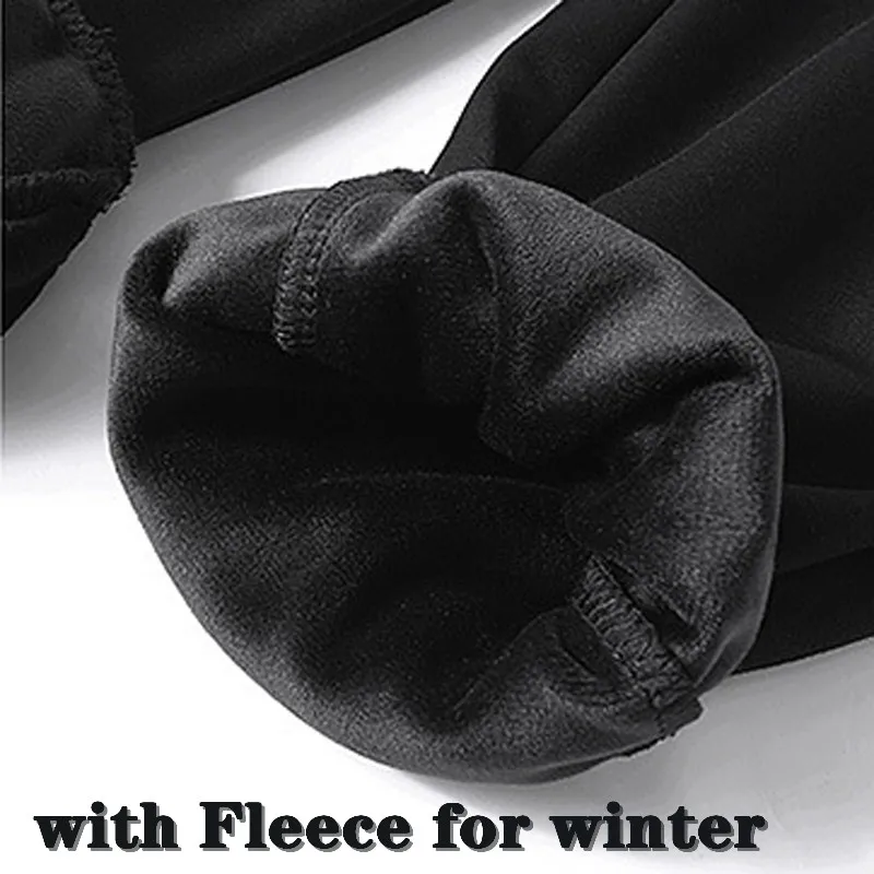 

Man's Pants Fashion Streetwear Men Clothing Overweight Casual Pants Men Winter Fleece Thicke Elastic Plus Size 8XL Mens Trousers