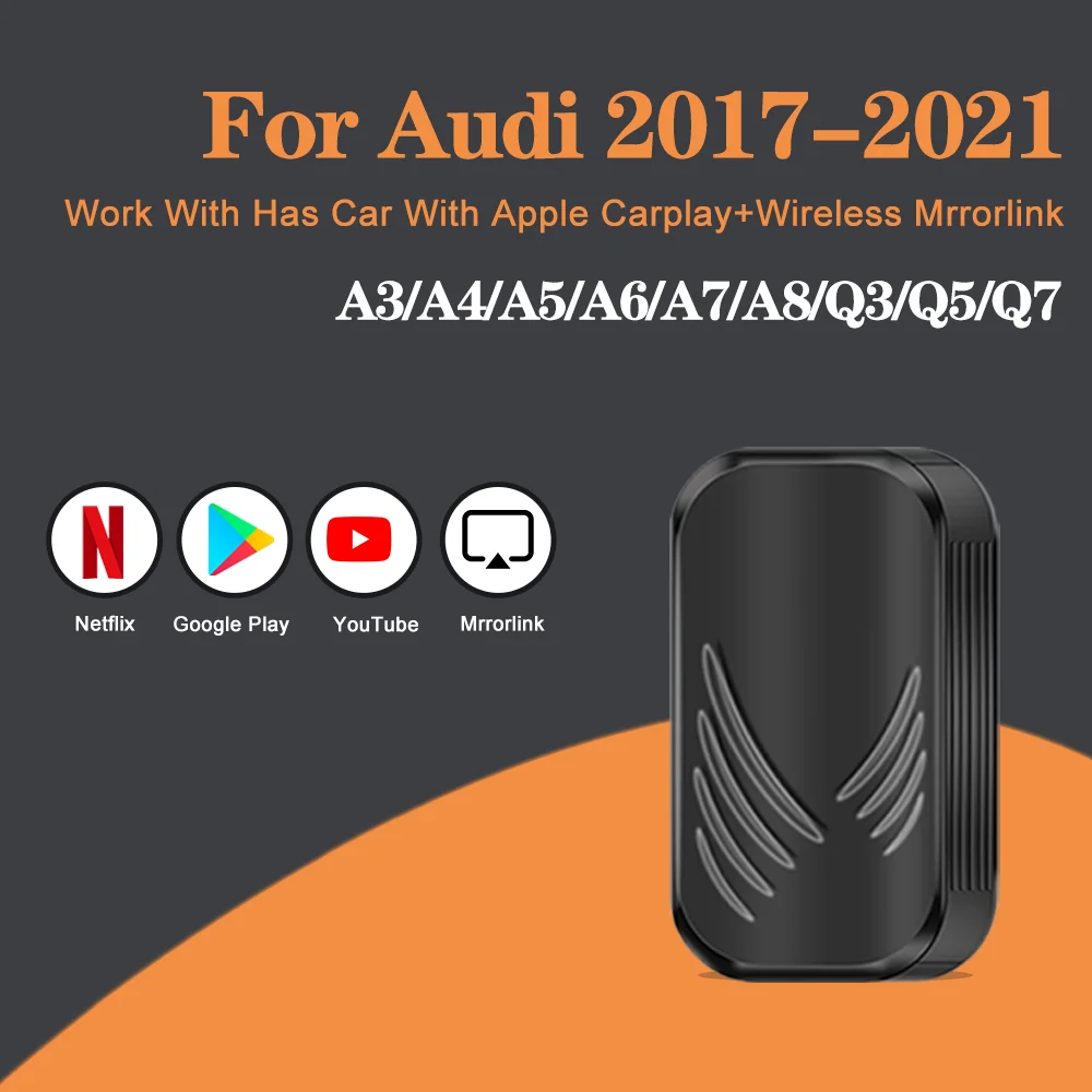 Mirror LinK Box Carplay Ai Универсальный Автомобильный Android мультимедийный плеер Box4 + 32 ГБ