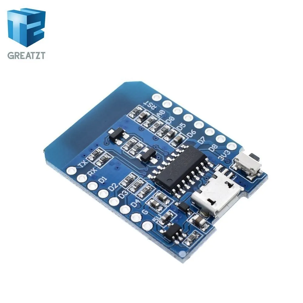 GREATZT ESP8266 ESP-12 ESP12 WeMos D1 Мини модуль Wemos D1 Мини WiFi макетная плата Micro USB 3,3 В на основе ESP-8266EX 11