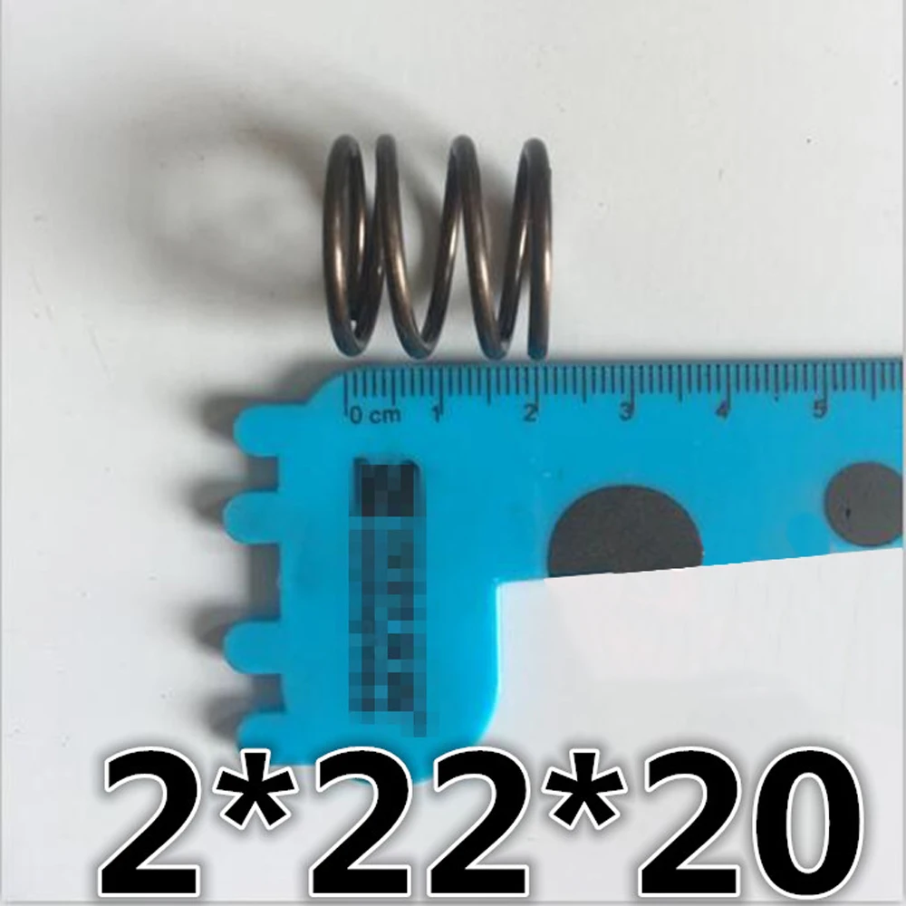 

2 шт сильная катушка давление сжатия Samll пружина диаметр провода 2 мм Диаметр 22 мм пружина катушки
