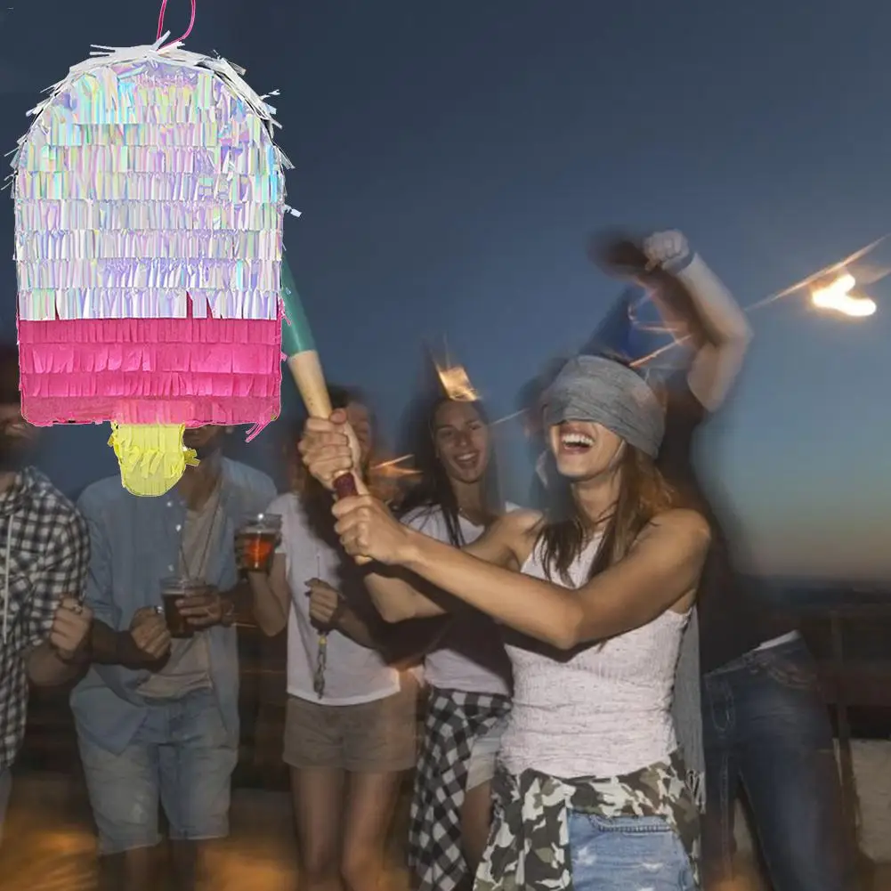 Мороженое пиньята на дни рождения вечерние поставки фольга Pinata реквизит