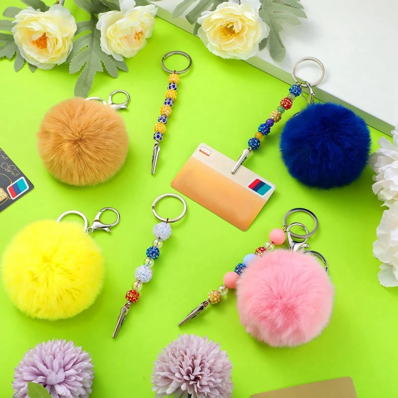 4 шт. съемник для кредитных карт с помпоном | Канцтовары офиса и дома