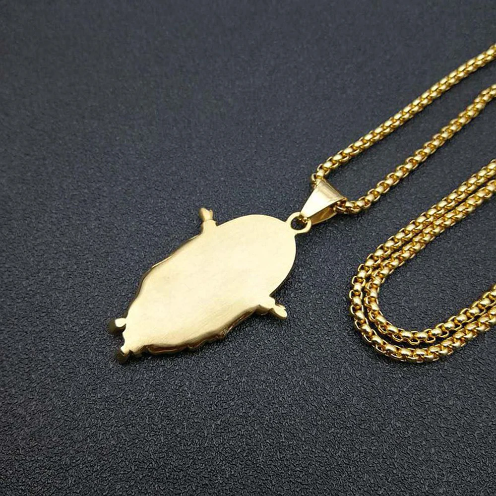 Ожерелье с подвеской в виде Иисуса из нержавеющей стали