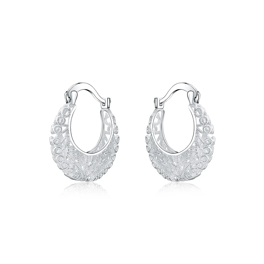 Оптом посеребренные серьги свадебные ювелирные аксессуары модные корейские