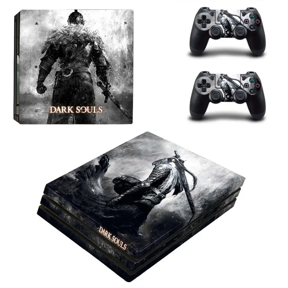 Dark Souls PS4 Pro стикер s PS 4 Play станция виниловые наклейки на кожу Pegatinas для playstation