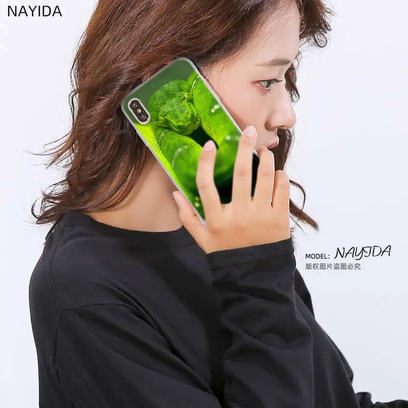 Мягкие силиконовые чехлы с бамбуковыми змеями синего цвета для Huawei P50 P40 P30 P20 Lite Pro