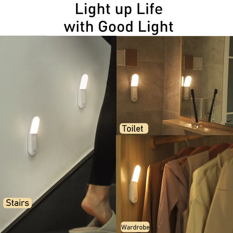 Автоматический индукционный Светодиодная лампа для лестничной клетки Baseus