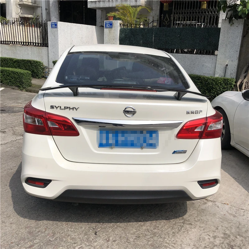 Для Nissan Sentra SYLPHY спортивный спойлер из АБС пластика заднее крыло багажника задний