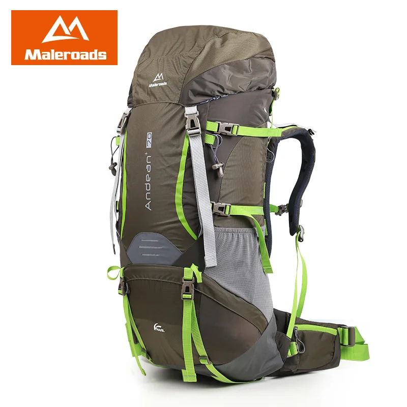 70L Hiking Backpack Maleroads Professional CR System Climb Bag Outdoor Travel Camping equip Trekking Rucksack Men Women | Спорт и