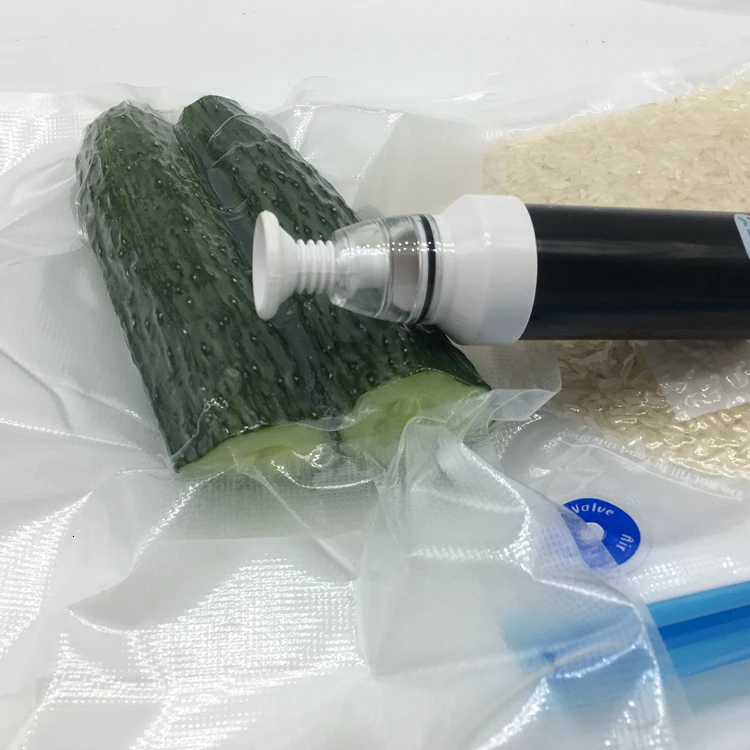 Вакуумный мешок для пищевых продуктов, ручной насос, вакуумный упаковщик для пищевых продуктов, многоразовый силиконовый мешок для пищевых продуктов, домашняя кухонная для хранения пакетов на молнии, вакуумный упаковщик