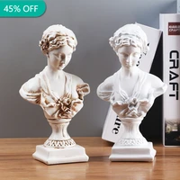 22cm classic greek venus de milo bust statue resin roman goddess of love and beauty sculpture figurine for home decoration