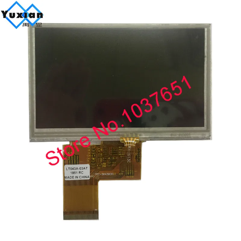 4 3 дюймовый TFT 480*272 RGB цветной ЖК дисплей с сенсорной панелью LT043A 03AT вместо AT043TN24V.7
