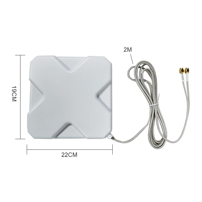 3G 4G антенна 35dBi 2 м кабель LTE Antena * SMA разъем для модемный роутер + адаптер мама к TS9