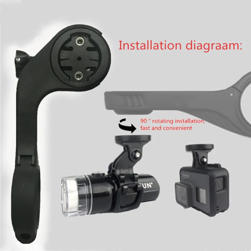 Крепление для горного велосипеда Wahoo пластиковое крепление Gopro компьютерное Garmin