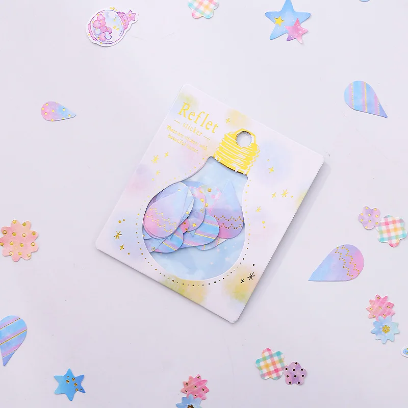 AngelHere 30 шт./лот горячая штамповка стикер Kawaii креативный цветок стикер s планировщик украшение книги DIY Материал Рождество стикер - Цвет: 4