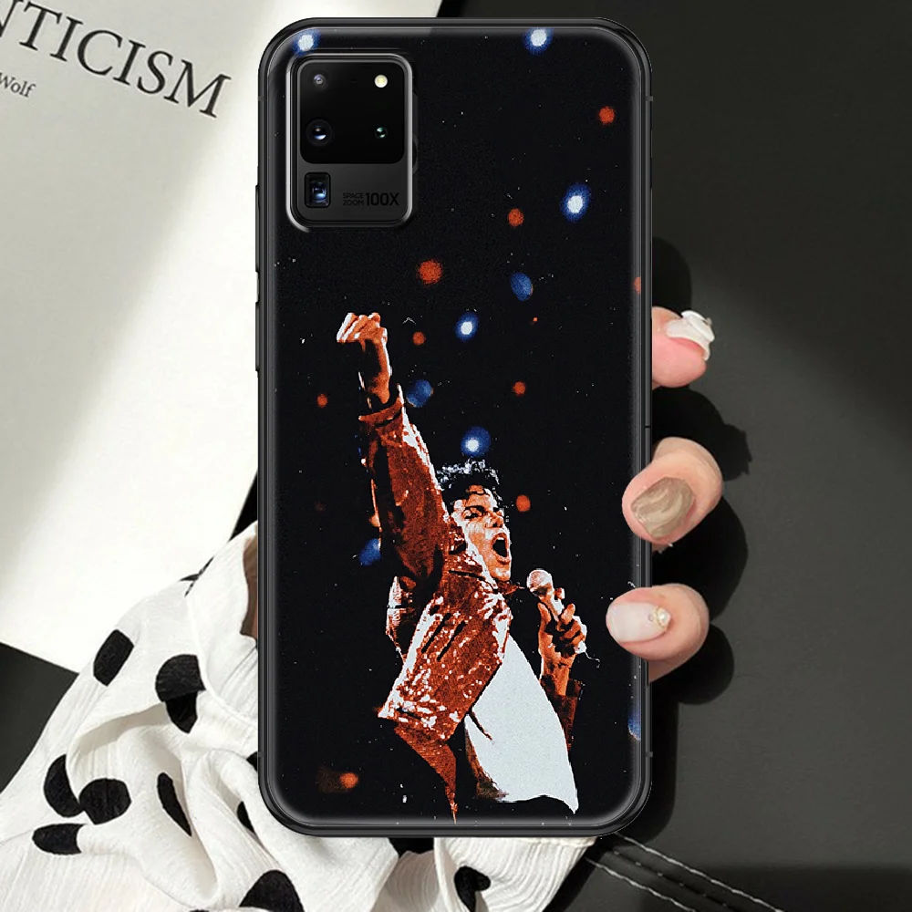 Суперзвезда Майкл Джексон чехол для телефона Samsung Galaxy Note 4 8 9 10 20 S8 S9 S10 S10E S20 Plus UITRA