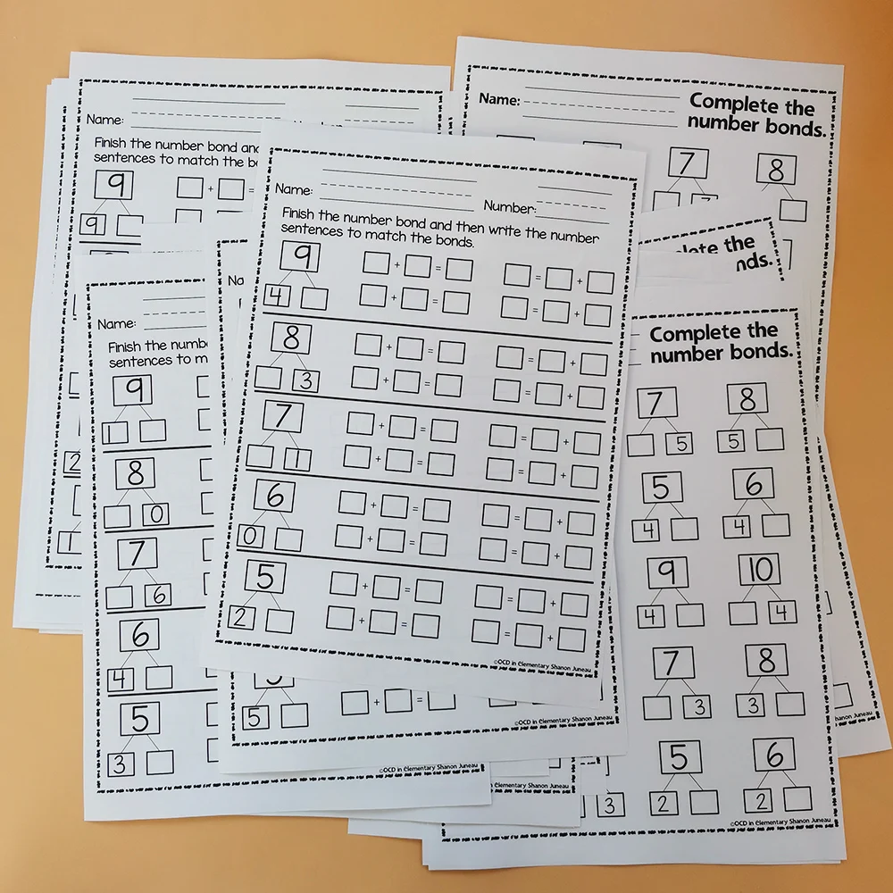 В пределах 10 сложений учебник для обучения упражнениям на английском языке детей