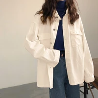 womens tops cotton linen shirts tooling long sleeved blouses tops all match jackets spring and autumn tall woman