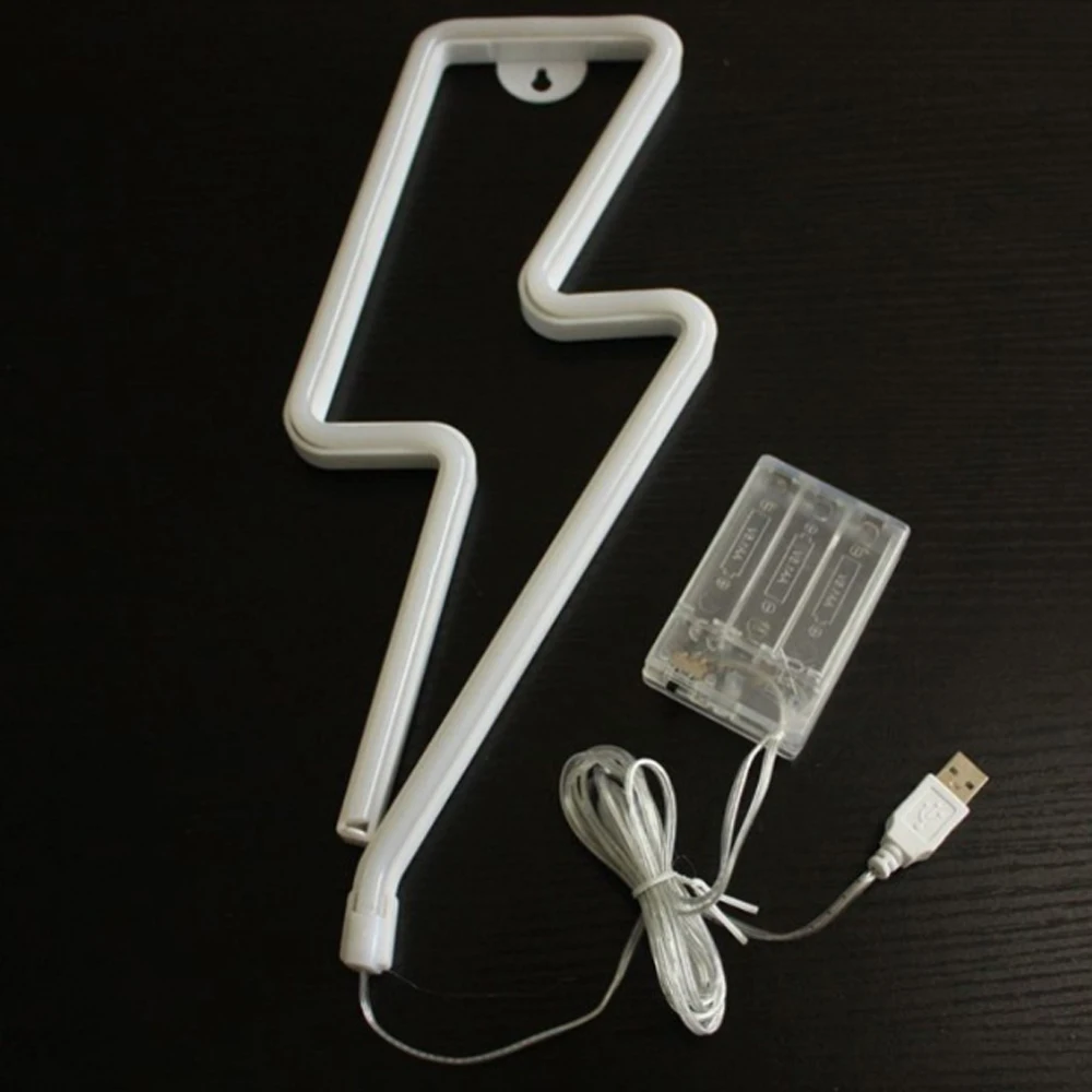 Светодиодный домашний неоновый светильник в форме Нита градиентный с USB