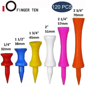 Тройники для гольфа пластиковые, 70 мм, 83 мм, 120 шт.