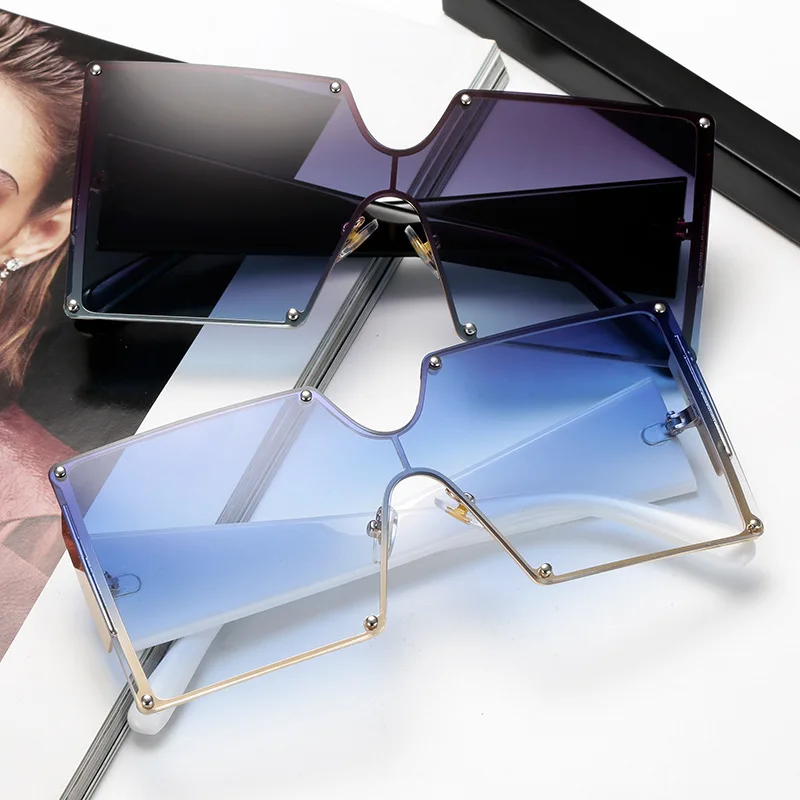 

Sunglasses Women 2020 Luxury Brand Okulary Przeciwsloneczne Damskie Shades for Women Brand Designer Square Fashion Sunglasses