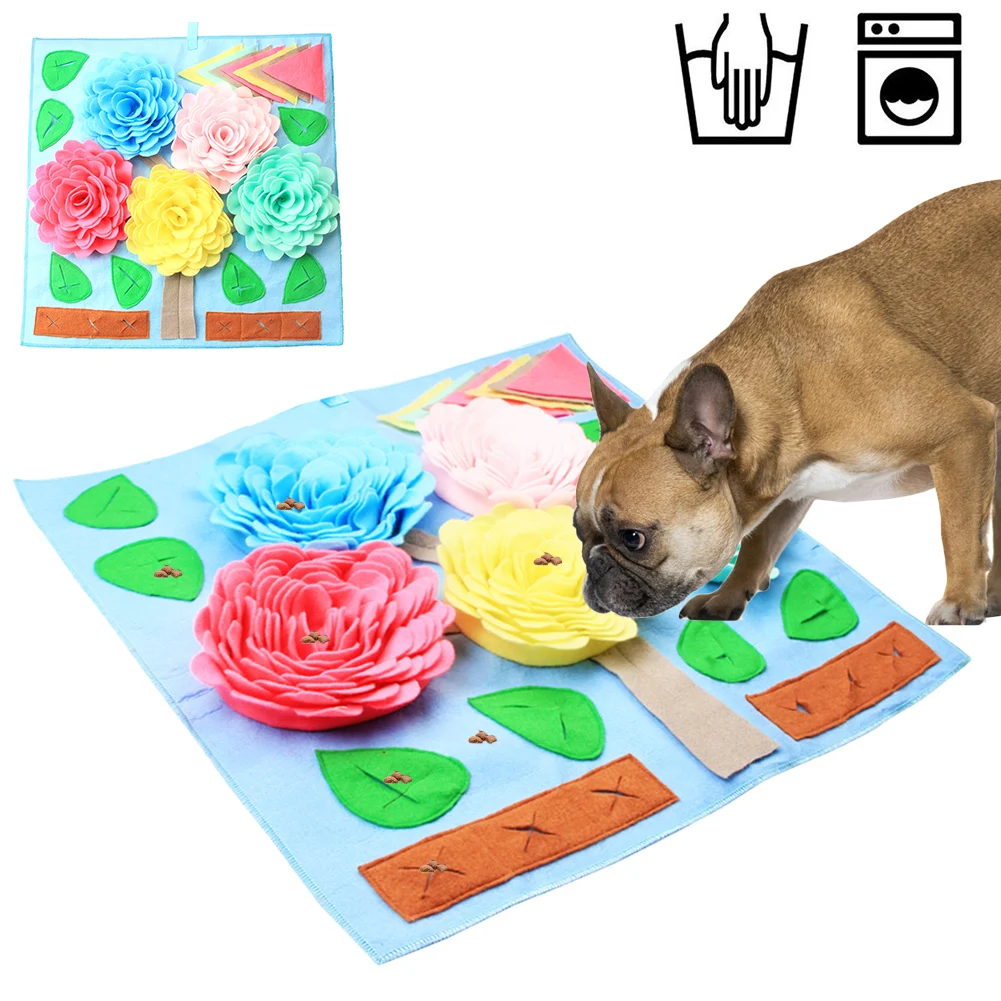 

Pet Sniff Dog Smell Training Sniffing Feeding Mat Washable Pet Playing Toy Encourages Natural Foraging Skills Training Mat Hot