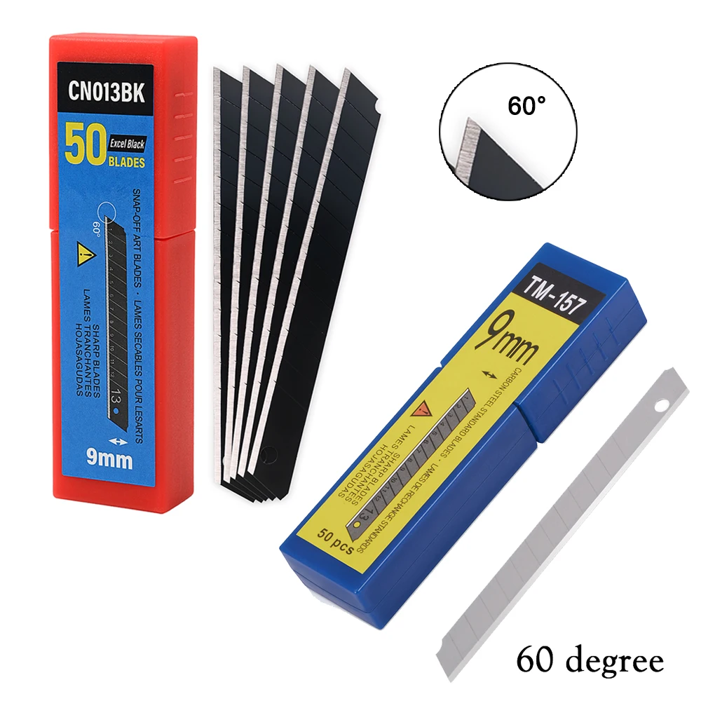 50/100 шт., лезвия из углеродистой стали