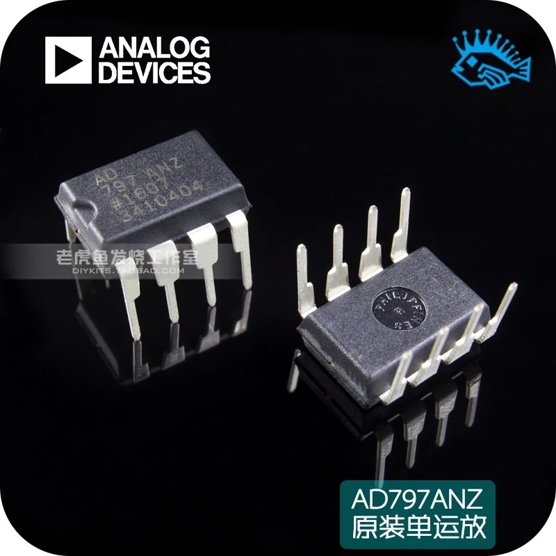 

1pcs Brand new original AD797ANZ DIP8 single op amp fever audio hifi operational amplifier