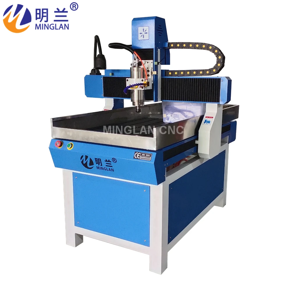 6090 Metal Engraving Milling Cnc Machine Router With 4th Rotary Axis For Jewelry Jade Making enlarge