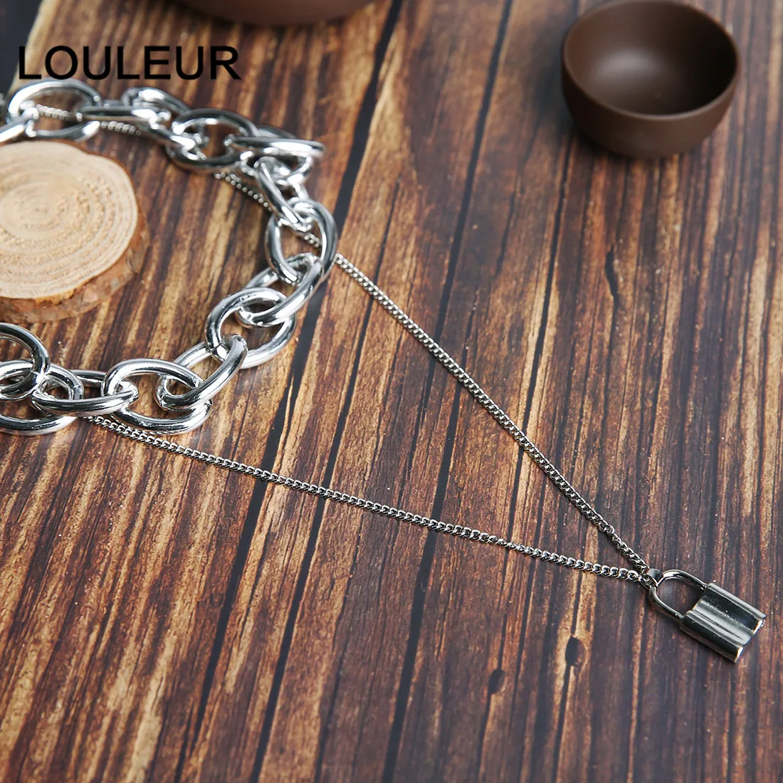 Louleur роскошные серебряные золотые браслеты с замком для ключей, очаровательные браслеты в виде сердца, браслеты для женщин и мужчин, широкая кубинская цепочка, ювелирные изделия из Дубаи