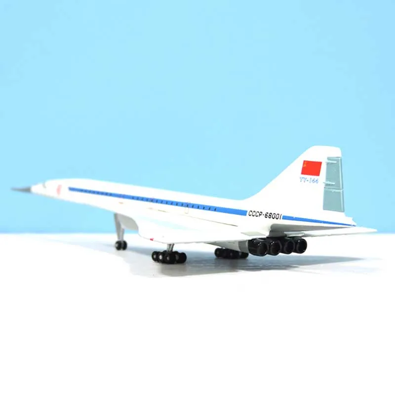 

Diecast 1/350 Scale Aeroflot Russia Tupolev TU-144 CCCP-77114 Alloy Aircraft Collectible Display Airplanes Plane Model Gift