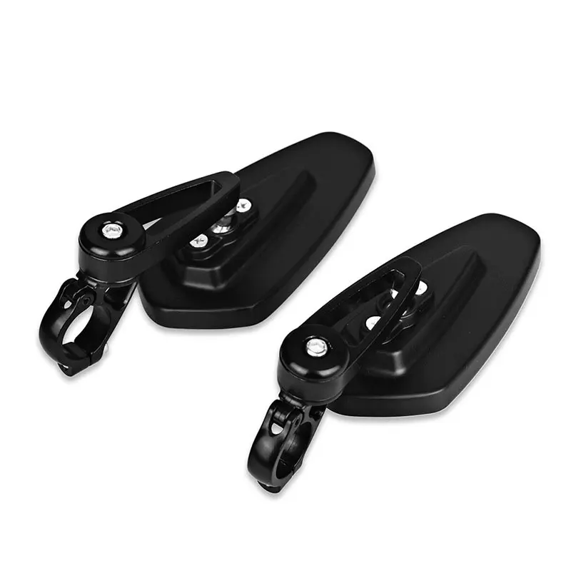 

2021 New arrivals 1 Pair 7/8" 22mm Universal Motorcycle Aluminum Rear View Black Handle Bar End Racer Moto Side Rearview Mirrors