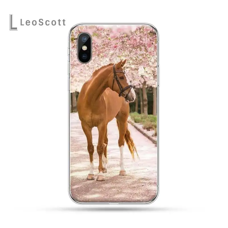 

Horse prairie animals Phone Case for iPhone 11 12 pro XS MAX 8 7 6 6S Plus X 5S SE 2020 XR