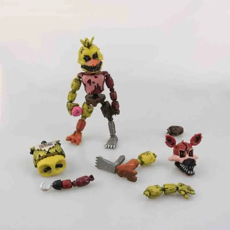 FNAF Five Nights at Freddy's Freddy Бонни и Чика Funtime Foxy ПВХ Фигурки игрушки 6 шт./компл.|Игровые
