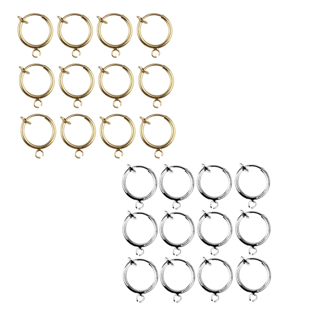 24 шт. весенние действия без Имитация пирсинга перегородка серьги для губ зажим