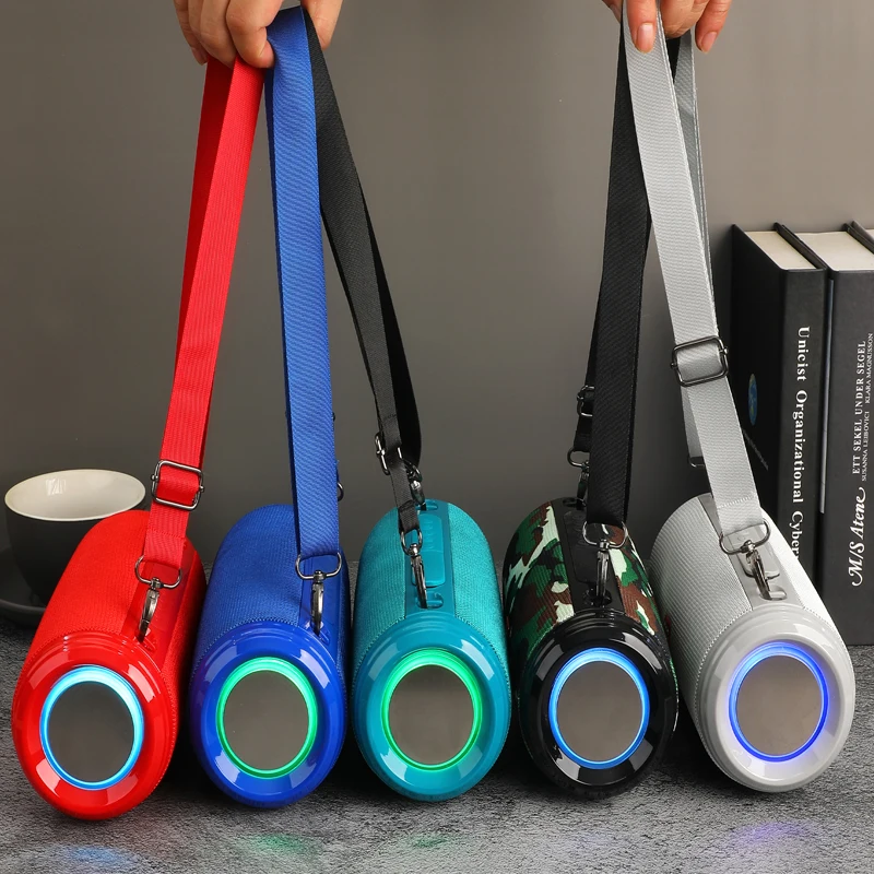 

T&G TG537 New Portable Speaker Wireless Bluetooth Speakers Waterproof Loudspeaker With Atmosphere Light Support FM Radio AUX TF