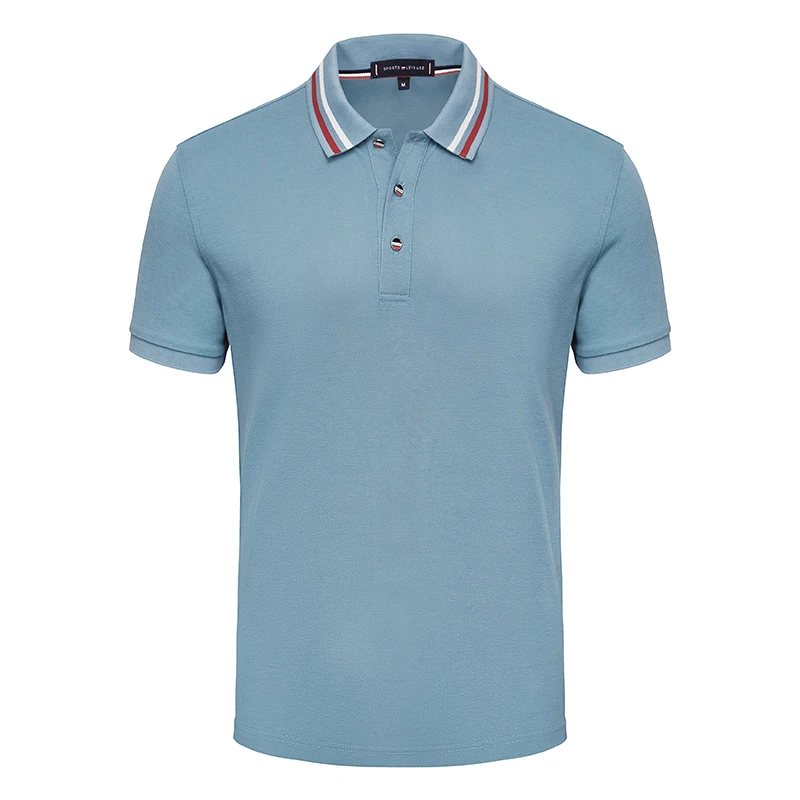 

High Quality 2021 New Mens Short Sleeve Polos Shirts Casual-Design Brand Cotton Polos Homme Fashion Summer Sportswear Male Tops