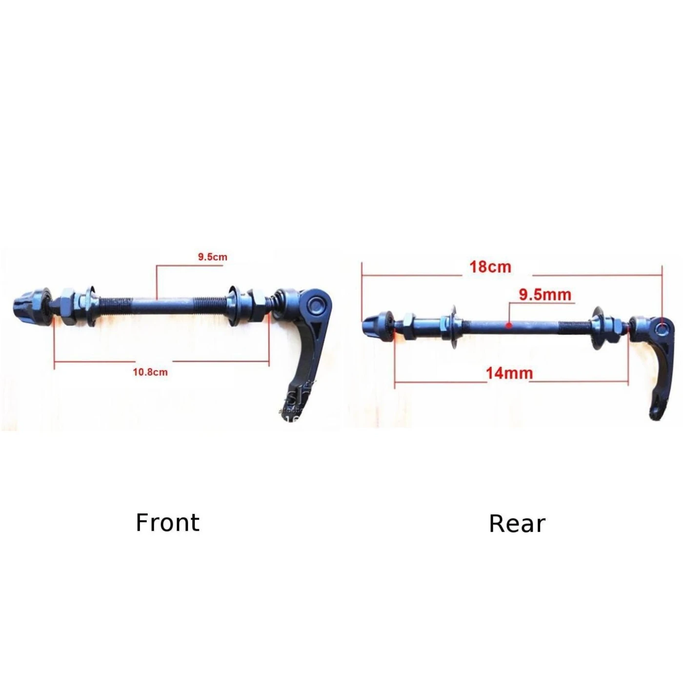 

Bicycle Quick Release Skewer Set Front Rear Wheel Hub Axle Bike Repair Tools Fit 20" 22" 24" 26" 28" Bike