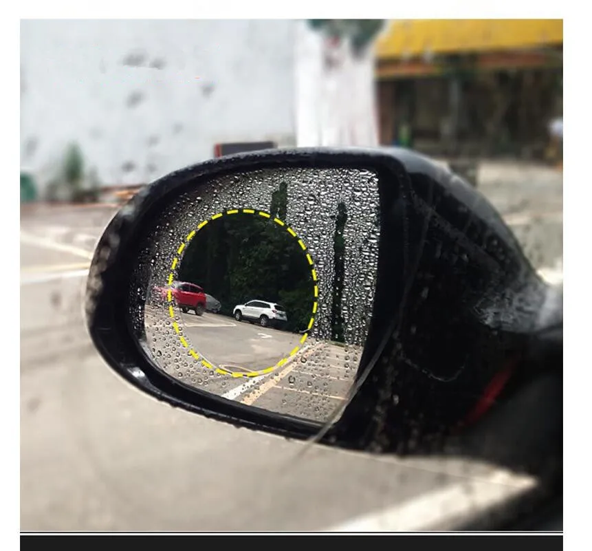 2 шт. автомобиля зеркало заднего вида зеркальная защитная пленка для Mitsubishi ASX