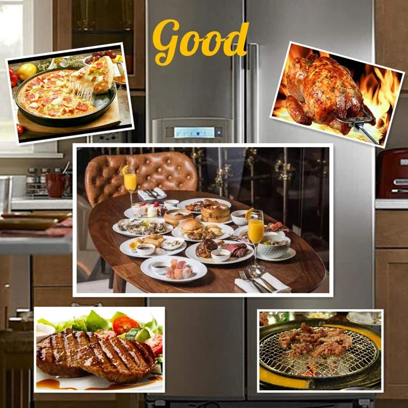 

Instant Read Meat Thermometer Digital Food Probe for Cooking Grilling Waterproof with Backlight,Outdoor Kitchen BBQ Tool