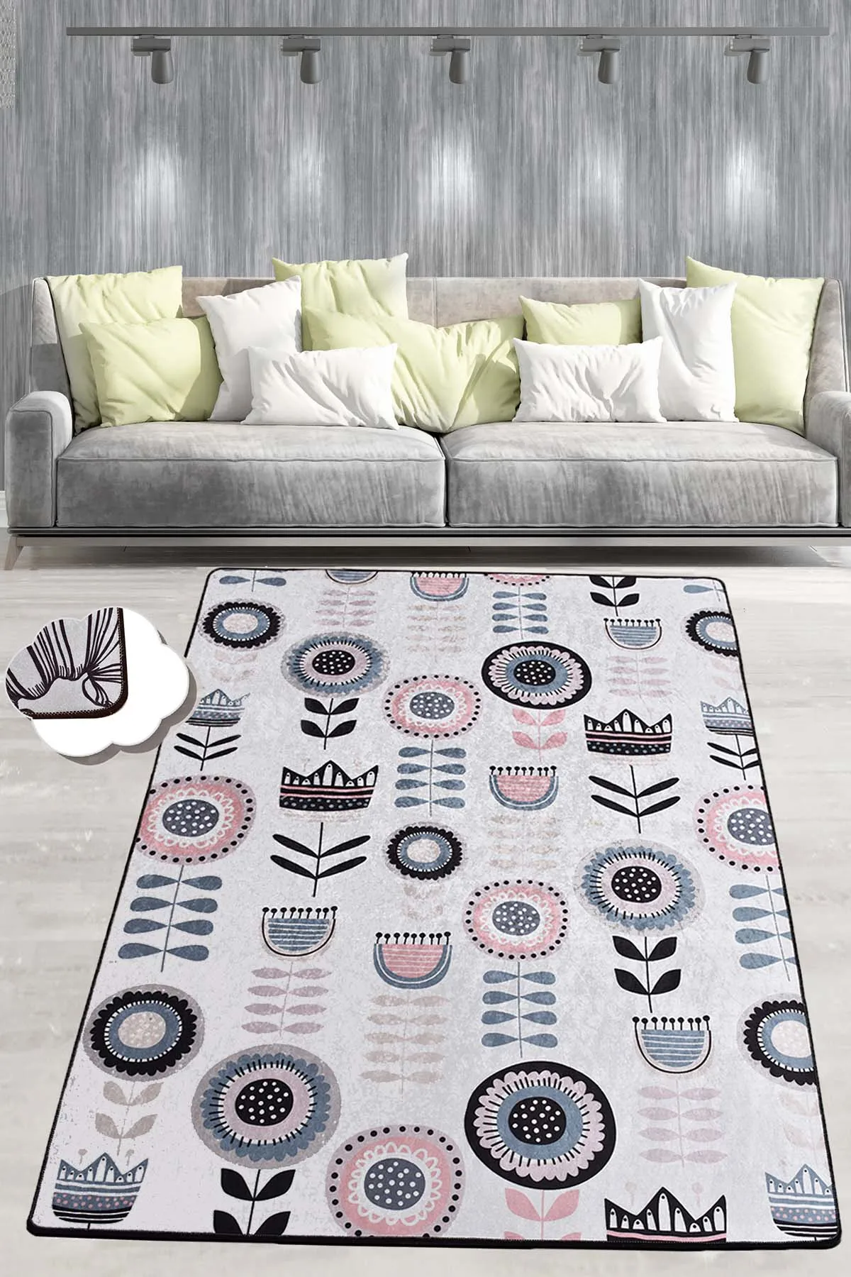 

Inside Printed Livingroom Area Rugs Bedroom Kitchen Carpet Anti Slip Mat Modern Hallway Parlor Carpet for Hoem Decor